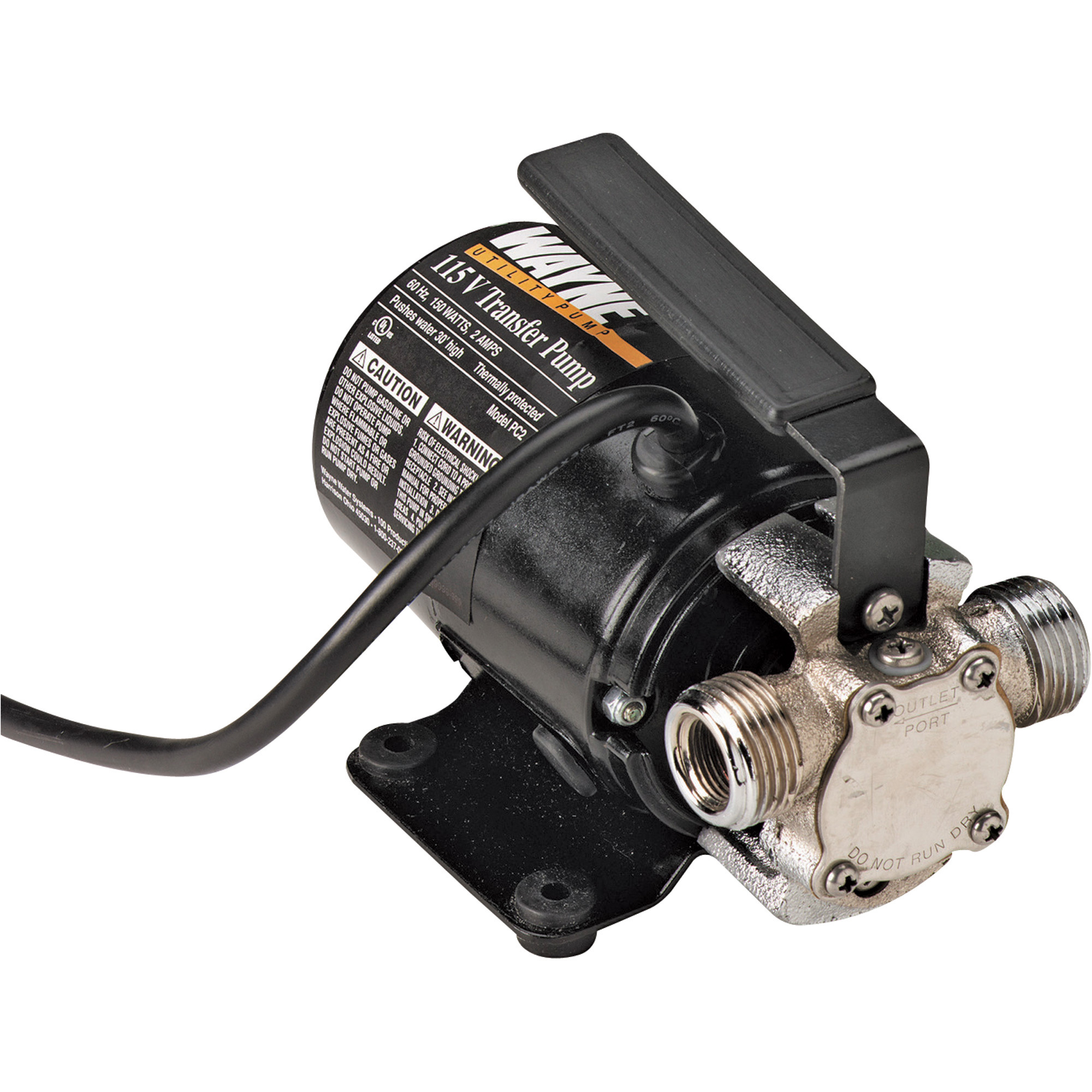 Wayne Self-Priming Transfer Water Pump, 340 GPH, 3/4in. Ports, Model# PC2